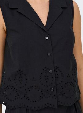 Chemise Only Roxanne Resort noire pour femme