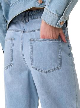 Bermuda  Only Robyn  en denim bleu clair pour femmes