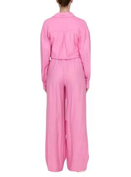 Pantalons Only Tania rose femme  