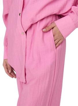 Pantalons Only Tania rose femme  