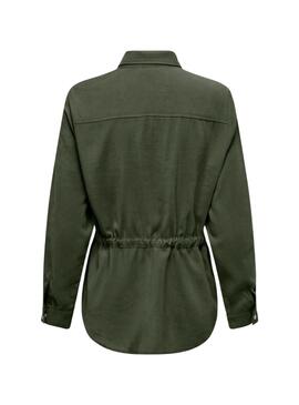 Veste Only Aris cargo verte pour femme