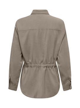 Veste cargo grise pour femme Only Aris