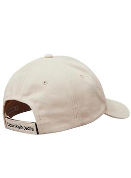 Casquette Calvin Klein Jeans Monogram beige pour garçon et fille