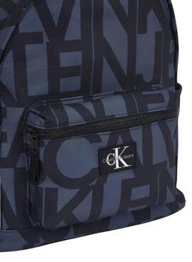 Sac à dos Calvin Klein Jeans Monologue bleu marine pour garçon et fille