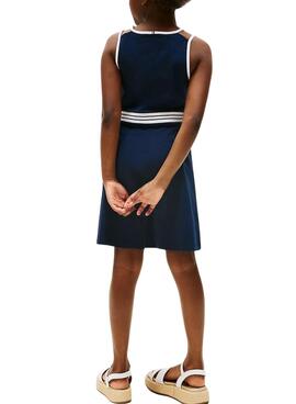 Robe Tommy Hilfiger Skater bleu marine