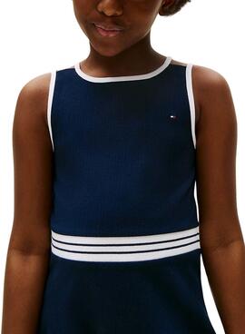 Robe Tommy Hilfiger Skater bleu marine