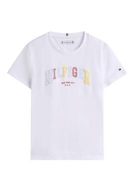 T-shirt Tommy Hilfiger Varstiy blanc pour femme