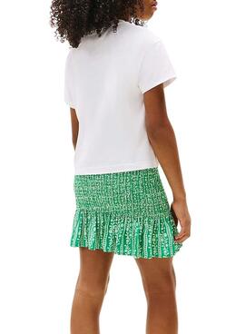 T-shirt Tommy Hilfiger Fun blanc pour fille