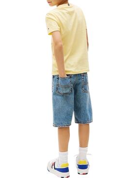 Maillot Tommy Hilfiger Flag jaune pour enfant