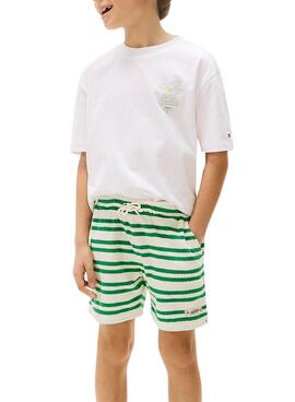 T-shirt Tommy Hilfiger Fun blanc pour enfant
