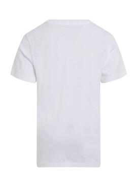 T-shirt Calvin Klein Chest Surf blanc pour enfant