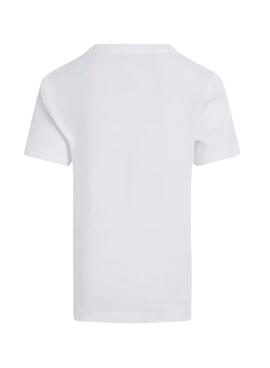 T-shirt Calvin Klein Slogan blanc pour enfant