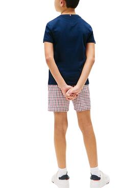 T-shirt Tommy Hilfiger Flag bleu pour enfant