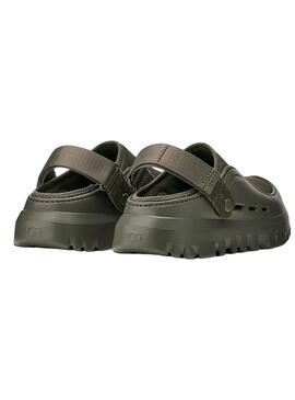 Sabots UGG Peakmod verts pour hommes.