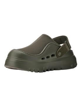 Sabots UGG Peakmod verts pour hommes.