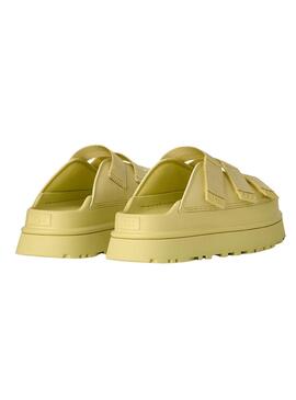 Sandales UGG Goldenglow Slide lime pour femmes