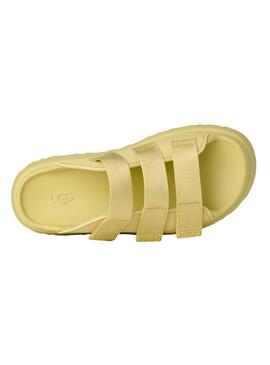 Sandales UGG Goldenglow Slide lime pour femmes