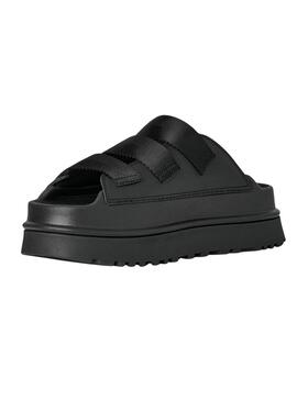 SandalsUGG Goldenglow Slide noir pour femme