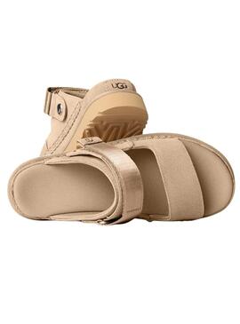 Sandales UGG Goldenstar beige pour femme