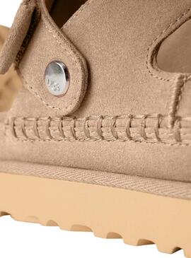 Sandales UGG Goldenstar beige pour femme