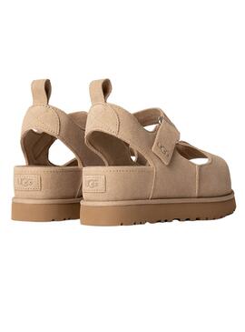 Sandales UGG Goldenstar Hi beige pour femme