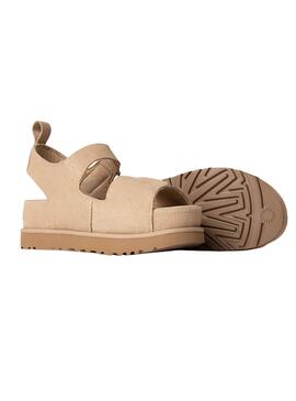 Sandales UGG Goldenstar Hi beige pour femme