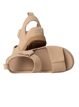 Sandales UGG Goldenstar Hi beige pour femme