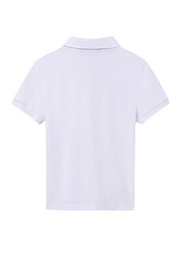 Polo Mayoral granito básico blanco pour enfant