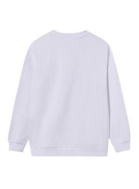  Sweatshirt  Mayoral avec impression en relief blanc pour garçon