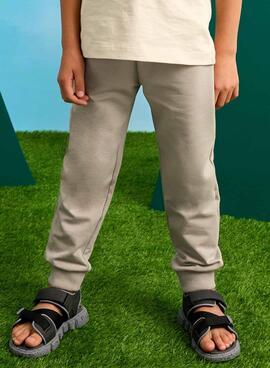 Pantalon sport Mayoral de base beige pour garçon Mayoral