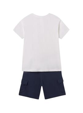  Set Mayoral marin bermuda et t-shirt pour enfant
