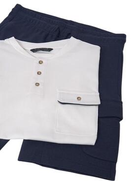  Set Mayoral marin bermuda et t-shirt pour enfant