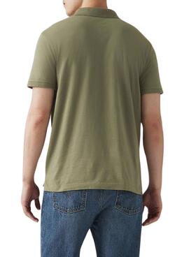 Polo Levis Housemark vert pour homme