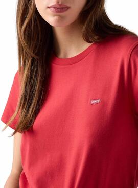 T-shirt Levis Perfect rouge pour femme