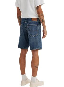 Bermuda  jean Levis 468 Loose azul para hombre