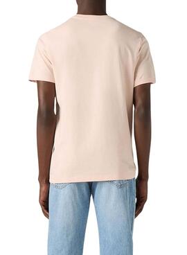 T-shirt Levis Original Housemark rose pour homme