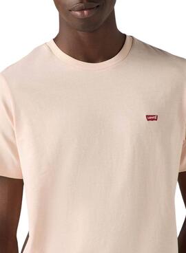 T-shirt Levis Original Housemark rose pour homme