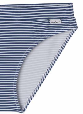 Bikini Pepe Jeans Stripes bleu pour fille