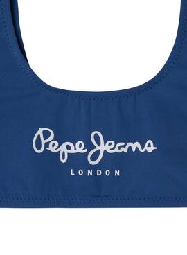 Bikini Pepe Jeans Logo bleu pour fille