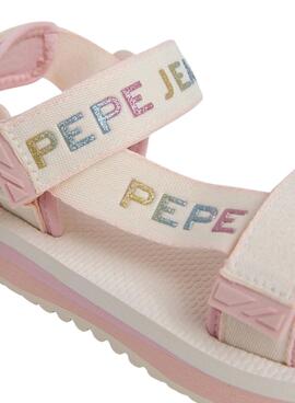 Sandales Pepe Jeans Pool Fresh rose pour fille