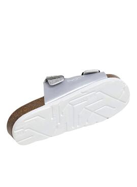 Sandales Pepe Jeans Oban argentées pour fille