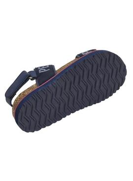 Sandales Pepe Jeans Berlin bleu marine pour garçon