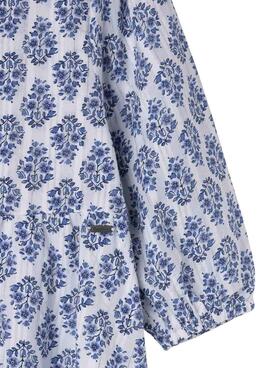 Robe Pepe Jeans Sophie bleue pour fille