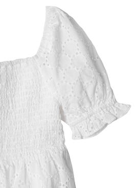 Robe Pepe Jeans Charlotte blanche pour fille