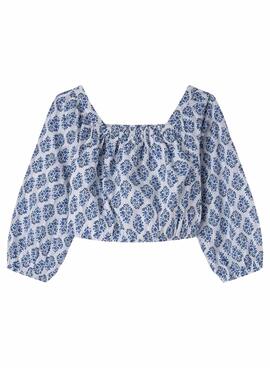 Top Pepe Jeans Sophie bleu pour fille