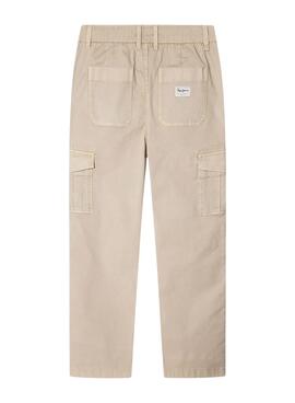 Pantalon Pepe Jeans Junior beige pour garçon