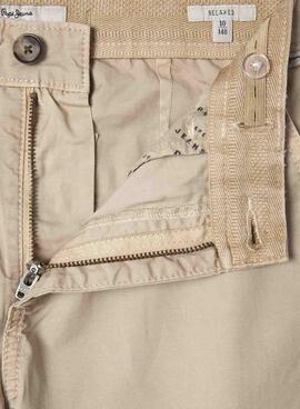 Pantalon Pepe Jeans Junior beige pour garçon