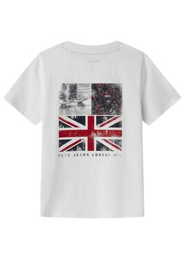 T-shirt Pepe Jeans Arlo blanc pour homme