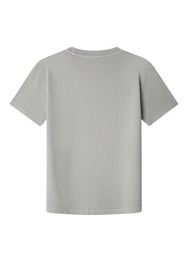 T-shirt Pepe Jeans Charles gris pour garçon