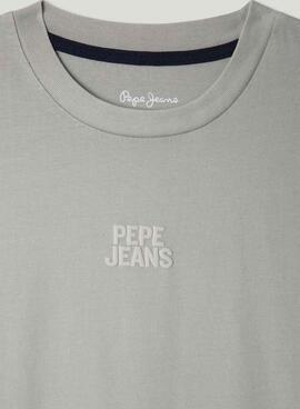 T-shirt Pepe Jeans Charles gris pour garçon